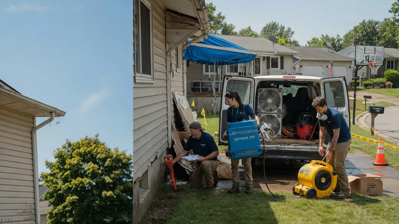Ceiling Leak Cleanup in Saegertown, PA near me